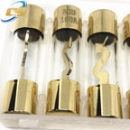 5PCS 10*38MM Gold Plated Glass AGU Fuse Fuses Pack Car Audio Amp Amplifier 10A 15A 20A 25A 30A 40A 50A 60A 70A 80A 100A Car Fuse