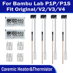 Caremic Heater & Thermistor For Bambu Lab P1P P1S HotEnd Ceramic Cartridge Temperature Sensor For Bambulab P1S P1P 3D Printer
