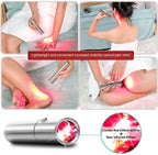 F2 Portable LED Flashlight 630NM 660NM 850NM Handheld Near Infrared Red Light Therapy Torch Relieve Joint Pain Beauty Equipment