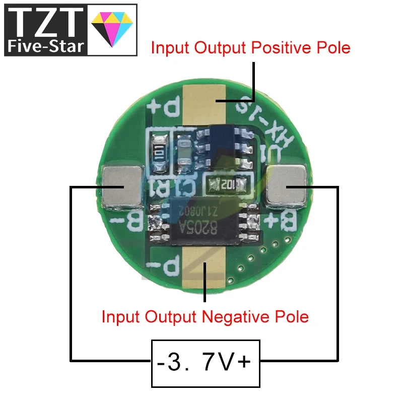1/5/10PCS 1S 3.7V 2.5A 14500 Lithium Lipo Cell Battery Charger Board Li-ion Battery Charging PCB BMS Protection Module