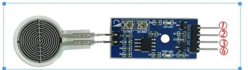 Load Cell Resistive Membrane Pressure Sensor Module Flexible Force Sensitive Analog 0-10KG FSR402 RFP602 4-mm For Arduino