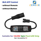 BLE WS2812B Controller BT Music for Pixel LED Strip Light SK6812 WS2811 WS2812 LED Light Strip USB 5V APP Remote Controller