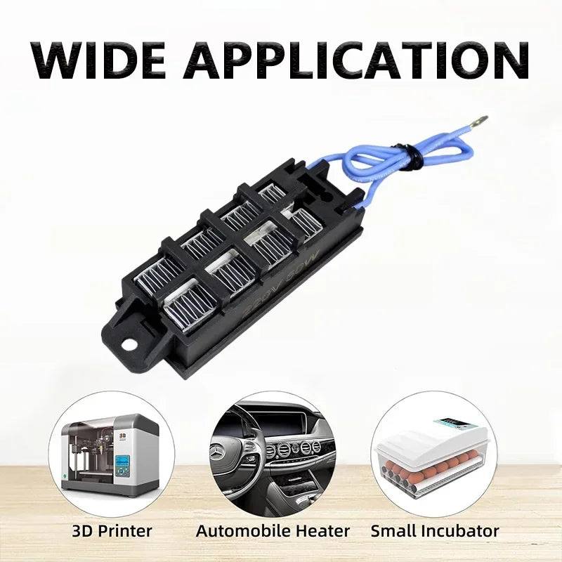 PTC Thermistor Constant Temperature Heater Element 12V 24V 48V 110V 220V DIY PTC Heating For 3D Printer/Incubator/Car 54B2-Z