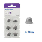 Siemens Signia Rexton Vibe Hearing Aid Open Dome Connexx Click Sleeve Vented Eartips for Open Fit and CIC ITC ITE Hearing Aids