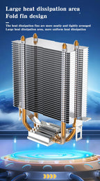 CPU Air Cooler X79 X99 3Pin PWM 4Pin Quiet Processor Cooling Fan For Intel LGA 1151 1155 1200 1700 2011 AMD AM3 AM4 PC Radiator