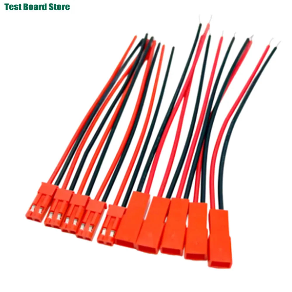 10/20/50PCS 100mm/300mm Male Female Connector JST Plug Cable For RC BEC Battery Helicopter DIY FPV Drone Quadcopter