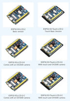 Waveshare ESP32-S3 2inch Capacitive Touch Display IPS 240×320 Camera Touch Option Supports WiFi Bluetooth Development Board