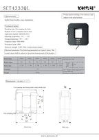 QL Series SCT4333QL Input 100A 200A 300A 400A 500A 600A Output 1A/5A Accuracy 1% Split Core Current Transformer