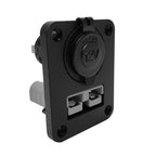 Power Plug for Dual Anderson Plug Flush Mount Panel 50A Battery Power Connector Golf Cart Forklifts Caravans Charging Tool Kit