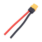 XT60H Female Male to Single Ended Battery Connector Adapter 12AWG Silicone Cable Converter Battery Custom Cable Assembly XT60