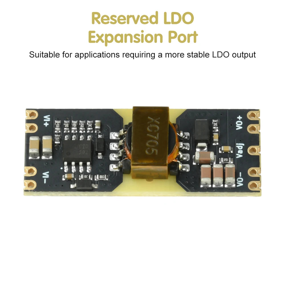 XC7010 Isolated Power Module DC 15-70V Input To DC 5V/12V Output Reserved For LDO Voltage Conversion Modules