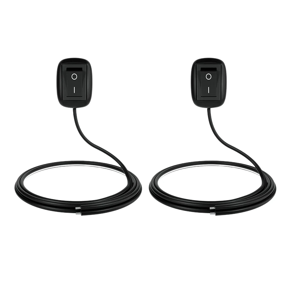 Universal Power Off Switch 60cm/100cm Car Button Switch DC 12V/24V Battery Disconnect Switch for Fog Lamp Neon Lights