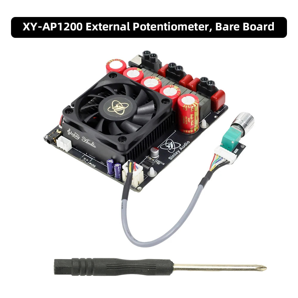 XY-AP1200 Pure Power Amplifier Board Class-D Power Amplifier 600W+600W 2-Channel TPA3255 Amplificador For Hi-Fi Speakers