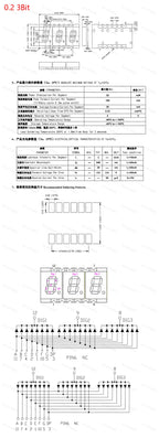 2/5Pcs SMD LED Digital Tube Display 0.2/0.3/0.56-Inch 1/2/3/4-Bit 7 Segment Common Cathode/Anode Red/White/Yellow/Green/Blue SMT