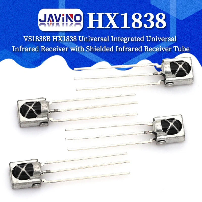 Liludin 10PCS 38Khz IR Receiver Module VS1838B TL1838 CHQ1838 Infrared Remote Control Signal Sensor For Arduino