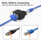 1/5/10PCS RJ45 Ethernet Keystone Coupler for Cat7 Cat6 Cat5 Internet Cable Extender Connectors Female To Female RJ45 Coupler