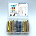 300/600pcs 1/4w Metal Film Resistor 30 Values Resistance Kit 10R-1M 0.25W 1% Resistor