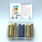 300/600pcs 1/4w Metal Film Resistor 30 Values Resistance Kit 10R-1M 0.25W 1% Resistor