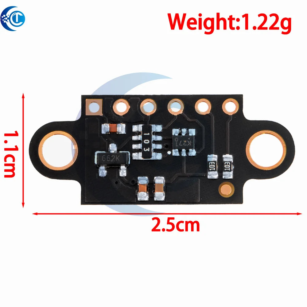 VL53L0X Time-of-Flight (ToF) Laser Ranging Sensor Breakout 940nm GY-VL53L0XV2 Laser Distance Module I2C IIC 3.3V/5V For Arduino