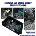4-Channel DSP Car Amplifier, 300W Max / 4x75W RMS A/B Class Car Audio Amp, Digital Sound Processor for Vehicle Stereo System