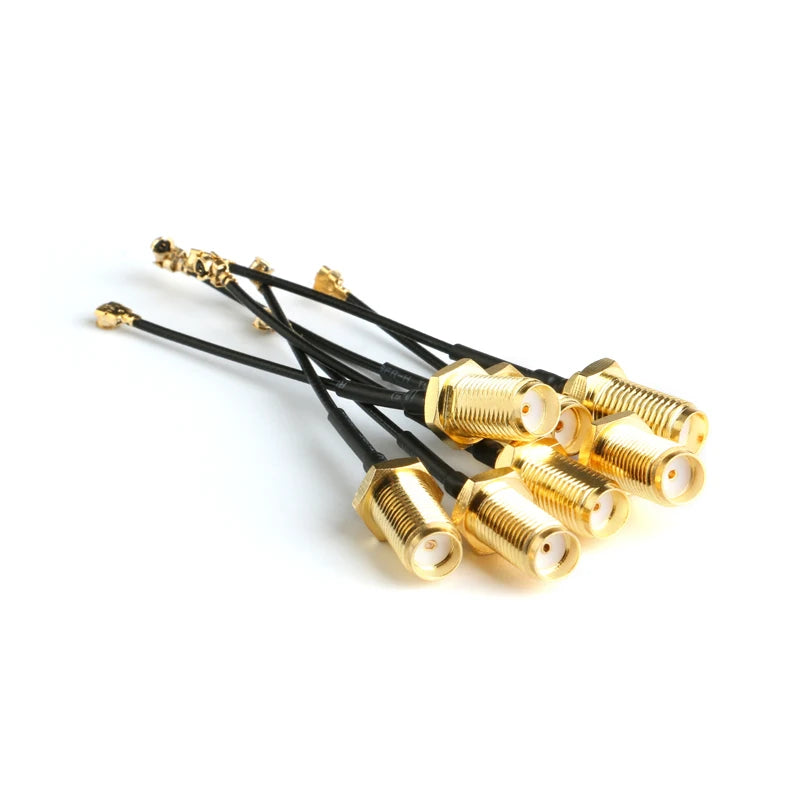 5pcs SMA Connector Cable Female to IPX/IPEX RF/uFL/u.FL 5/10/15/20CM Coax Adapter Assembly RG178 Pigtail Cable 1.13mm