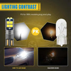 T10 Led Park Lights 12V 24V T10 for Truck Motorcycle Scooter Car T10 W5W Position Light License Plate Light DRL