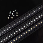 100PCS SMD LED Light Diode 0402 0603 0805 1206 Red Blue Yellow Orange White Warm Pink White Green Purple Emitting Diode 0201