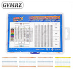 1/4W 1/8W 1/2W 1W 2W Metal Film Resistor Kit 130 Values 0.125W 0.25W 0.5W 1% Resistance Assortment Assorted Set Box 0.1667W