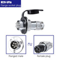 GX20 Flange Butting Type Aviation Plug &Socket 2/3/4/5/6/7/8/9/10/12 Pin Male&Femal Connectors Coppe