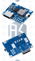 LiPo Battery Charging Protection Module, 5V 2.4A USB Type-C Boost Converter Power Supply Board