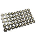 10-100pcs 1W 3W High Power LED Diodes Warm Cold Natural White/Red/Green/Blue/Royal Blue 450 660nm Deep Red UV With 20mm Star PCB