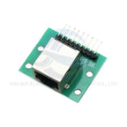 1Pcs RJ45 Adapter Board To XH2.54 Modular Ethernet Connector Adapter Network Interface + Breakout Board + Pin Header
