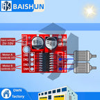 L298N Dual H-Bridge Motor Driver Module – PWM Speed Control, Reversing Function (DC/Stepper Compatible)