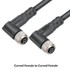 M8 3Pin 4Pin 5Pin 6Pin 8Pin Double Plug Male Female 5M PUR/PVC Cable Adapter  Waterproof Sensor Aviation Connector Power Charger