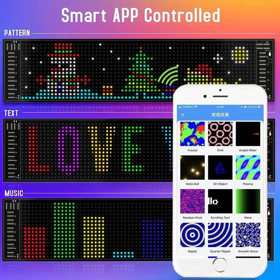 SP801E Led Controller Kit DC5V WS2812B RGB LED Pixel Panel Light 8x8 16x16 8x32 Digital Flexible Screen Individually Addressable