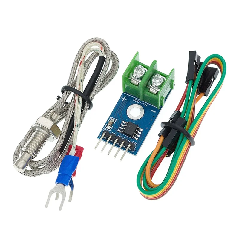 -MEOF MAX6675 Module With K Type Thermocouple Sensor High Accuracy Measurement Tool  High Temperature Measurable Module