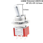 1Pcs/5Pcs SH T80-T Z1 Series Large Long Handle 12mm Panel Mount Mini Toggle Switch 5A 125VAC