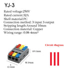 Wire Connector Quick Splitter Mini Splicing Universal Conductor Wiring Cable LED Terminal Block Push-in Electrical Connectors