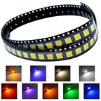 100PCS 5050 0805 LED SMD SMT Chip Red Yellow Green White Blue Orange Purple Pink RGB Emitting Diode Light 3.3V Voltage Neon Lamp