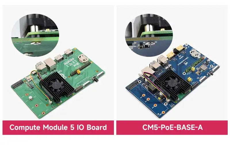 CM5 Cooler Heatsink Fan 5V 3007 B For Raspberry Pi Compute Module 5 Adjustable speed Low noise with Heat
