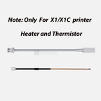 Thermistor For Bambu Lab P1P X1C P1S X1 X1E Hot end Print Head Thermistor Ceramics Heater 3D Printing Parts for bambulab Hotend