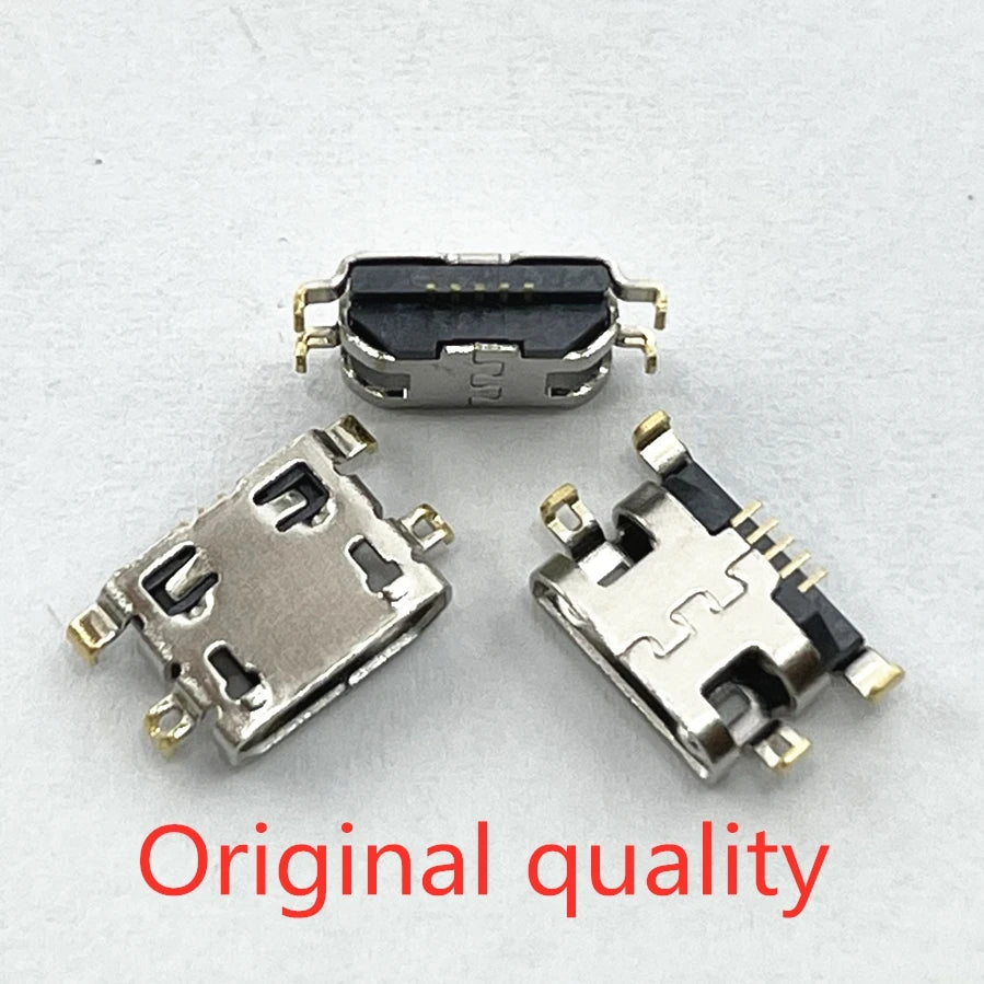 10-100pcs Micro USB 5pin Charger Port Connector Plug New for Moto E6S XT2053 Lenovo A360T K6 A320T A5860 XL5 LA5K6 ZP1000