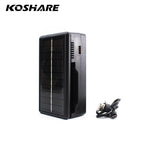 KOSHARE 2 Slot LED Display Battery Charger Type-C Input For 26650/21700/18650/18500/16340/14500 Lithium Rechargeable Batteries