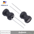 10PCS 6*8 8*10 9*12mm DIP inductor 2.2/3.3/4.7/10/15/22/33/47/68/100/150/220/330/470/680uH 1/1.5/2.2/3.3/4.7/10/20/30/100mH
