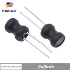 10PCS 6*8 8*10 9*12mm DIP inductor 2.2/3.3/4.7/10/15/22/33/47/68/100/150/220/330/470/680uH 1/1.5/2.2/3.3/4.7/10/20/30/100mH