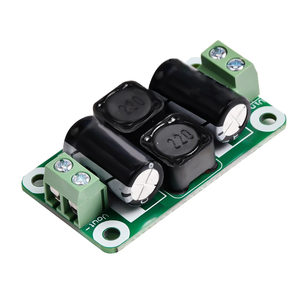 DC Power Filter Board 0-25V/0-50V 2A/3A/4A Class D Power Amplifier Module Interference Suppression Board EMI Suppression