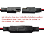 SAE 10/14AWG Male Female Single Ended Signal Extension Cable Quick Disconnect Plug Cable For Solar Electrical Equipment Supplies