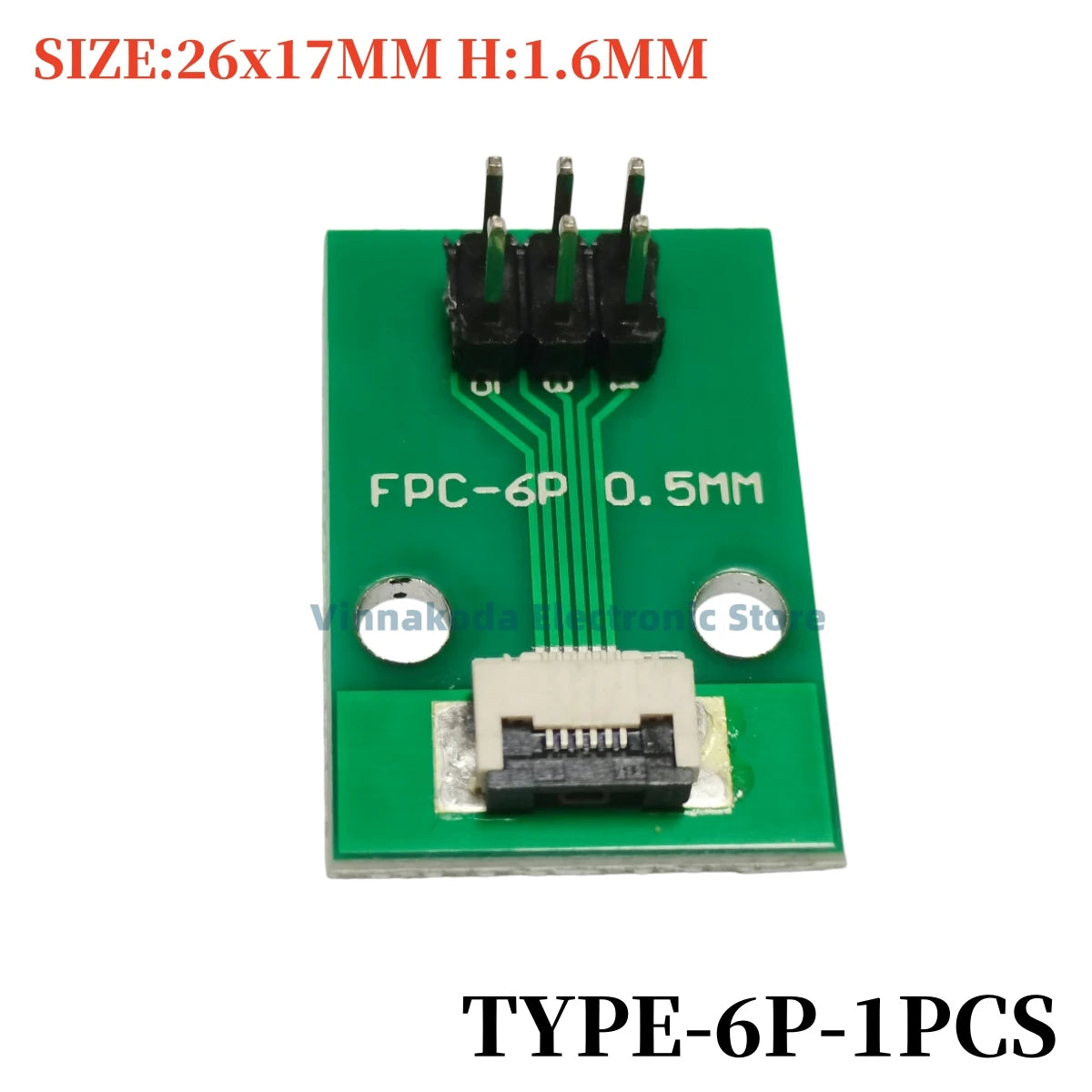 1PCS FFC/FPC Conversion Board 0.5mm Connector to 2.54MM Double Row Bent Pins 4/10/14/15/16/22/26/30/32/36/42/45/60/64/68/80/96P