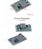 WAVGAT Mini DC-DC 12-24V To 5V 3A Step Down Power Supply Module Voltage Buck Converter Adjustable 97.5% 1.8V 2.5V 3.3V 5V 9V 12V