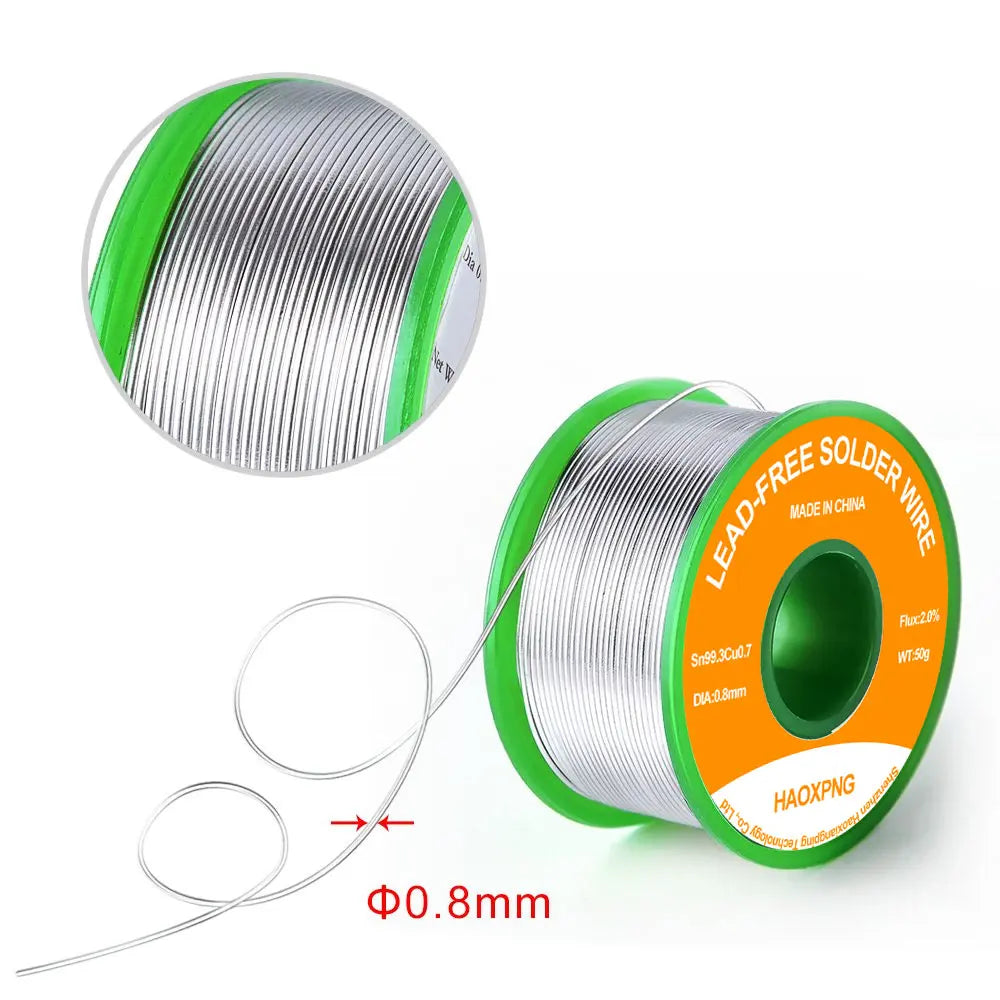 Electronic No-clean Soldering Wire Solder Wires Rosin Core Tin Multipurpose Welding Wire Flux Iron Wire Reel Household Tool